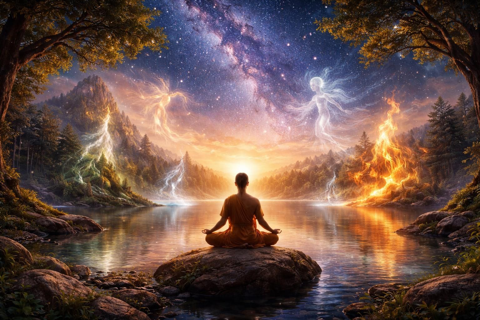 explorez le lien profond entre sankhya et yoga, un voyage intérieur vers la connaissance de soi et la compréhension de l'univers.